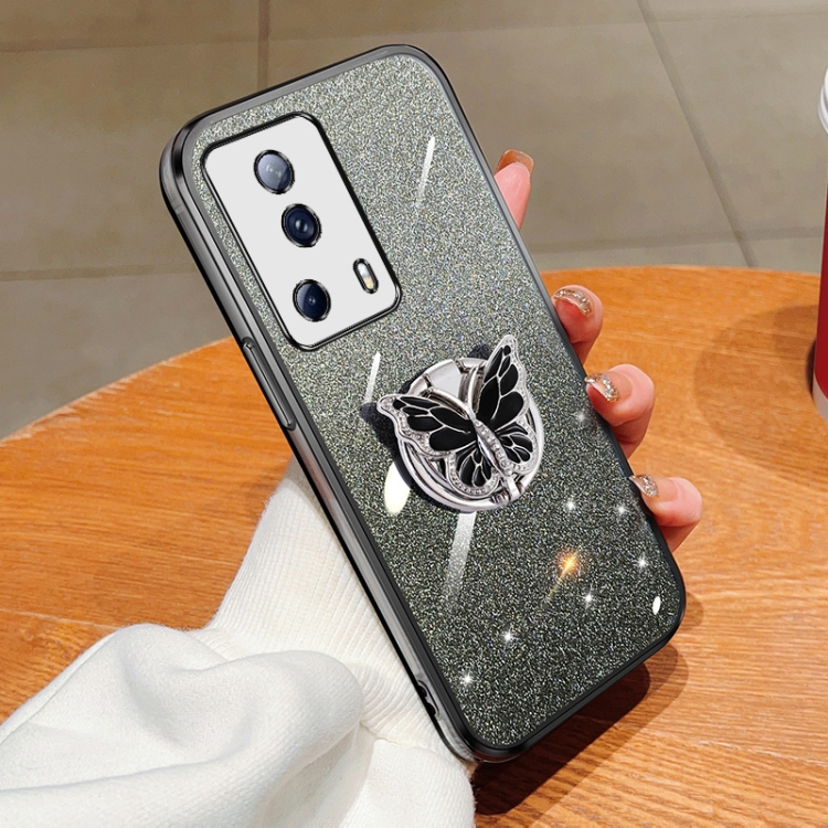 For Xiaomi Civi 2 Plated Gradient Glitter Butterfly Holder TPU Phone Case(Black)
For Xiaomi Civi 2 Plated Gradient Glitter Butterfly Holder TPU Phone Case(Black)