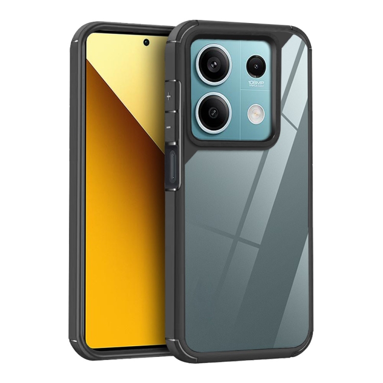 For Redmi Note 13 5G Global Acrylic+TPU Transparent Shockproof Phone Case(Black)
For Redmi Note 13 5G Global Acrylic+TPU Transparent Shockproof Phone Case(Black)