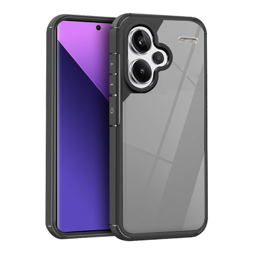 For Redmi Note 13 Pro+ 5G Acrylic+TPU Transparent Shockproof Phone Case(Black)
For Redmi Note 13 Pro+ 5G Acrylic+TPU Transparent Shockproof Phone Case(Black)