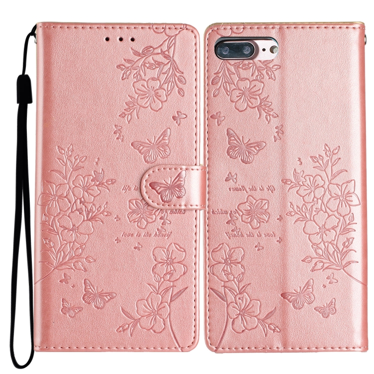 For iPhone 8 Plus / 7 Plus Butterflies and Flowers Leather Phone Case(Rose Gold)
For iPhone 8 Plus / 7 Plus Butterflies and Flowers Leather Phone Case(Rose Gold)