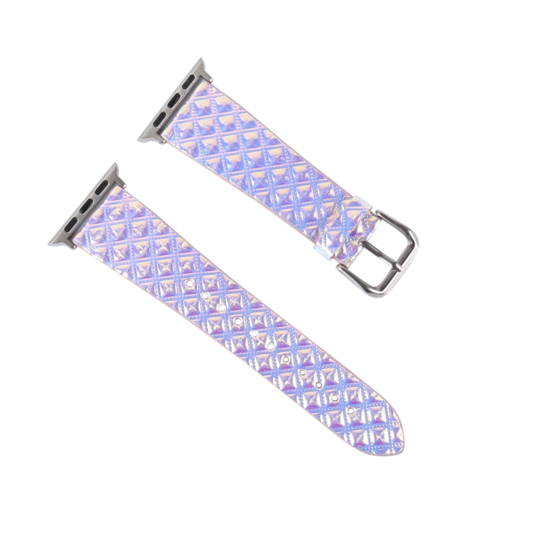 For Apple Watch 5 & 4 40mm / 3 & 2 & 1 38mm Discolor Glitter Fish Scale Texture Watch Band(Square)
For Apple Watch 5 & 4 40mm / 3 & 2 & 1 38mm Discolor Glitter Fish Scale Texture Watch Band(Square)