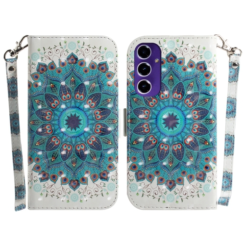 For Samsung Galaxy S24 FE 5G 3D Colored Horizontal Flip Leather Phone Case(Peacock Wreath)
For Samsung Galaxy S24 FE 5G 3D Colored Horizontal Flip Leather Phone Case(Peacock Wreath)
