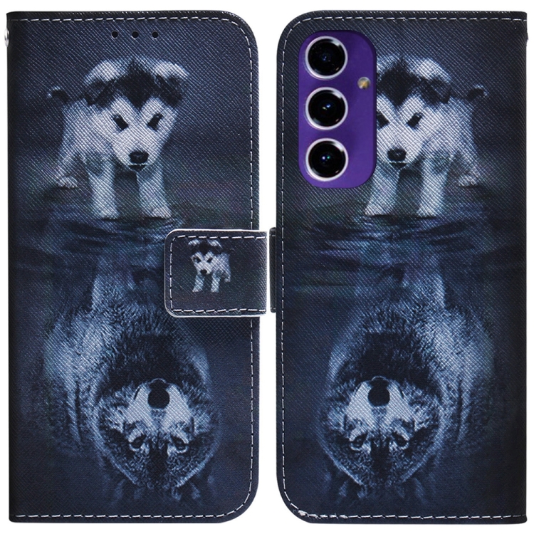 For Samsung Galaxy S24 FE 5G Coloured Drawing Flip Leather Phone Case(Wolf and Dog)
For Samsung Galaxy S24 FE 5G Coloured Drawing Flip Leather Phone Case(Wolf and Dog)