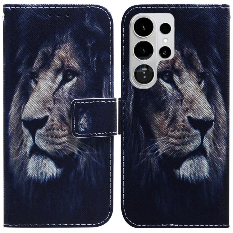 For Samsung Galaxy S26 Ultra 5G Coloured Drawing Flip Leather Phone Case(Lion)
For Samsung Galaxy S26 Ultra 5G Coloured Drawing Flip Leather Phone Case(Lion)