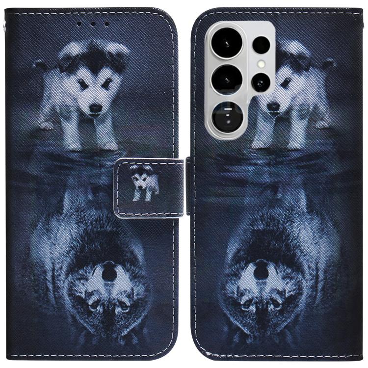 For Samsung Galaxy S26 Ultra 5G Coloured Drawing Flip Leather Phone Case(Wolf and Dog)
For Samsung Galaxy S26 Ultra 5G Coloured Drawing Flip Leather Phone Case(Wolf and Dog)