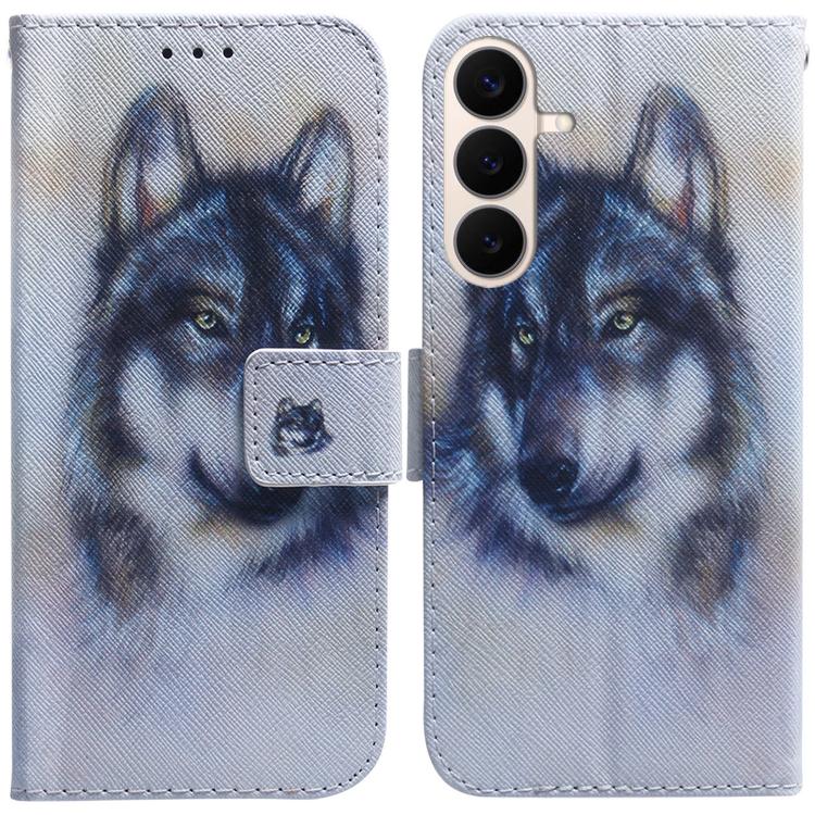 For Galaxy S26 FE 5G Coloured Drawing Flip Leather Phone Case(White Wolf)
For Galaxy S26 FE 5G Coloured Drawing Flip Leather Phone Case(White Wolf)