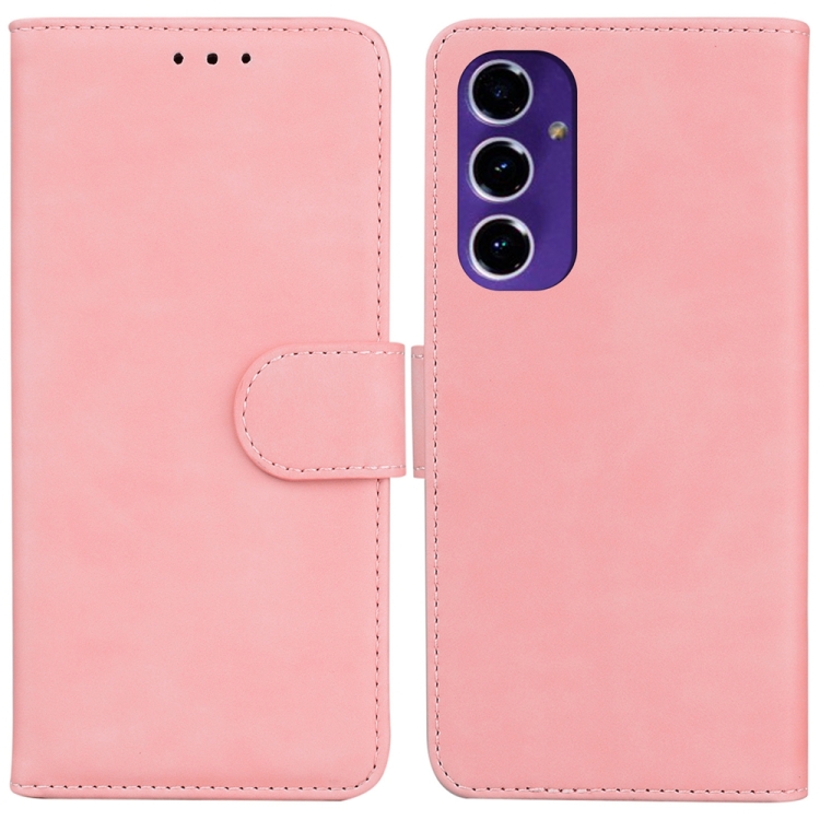 For Samsung Galaxy S24 FE 5G Skin Feel Pure Color Flip Leather Phone Case(Pink) 
For Samsung Galaxy S24 FE 5G Skin Feel Pure Color Flip Leather Phone Case(Pink)