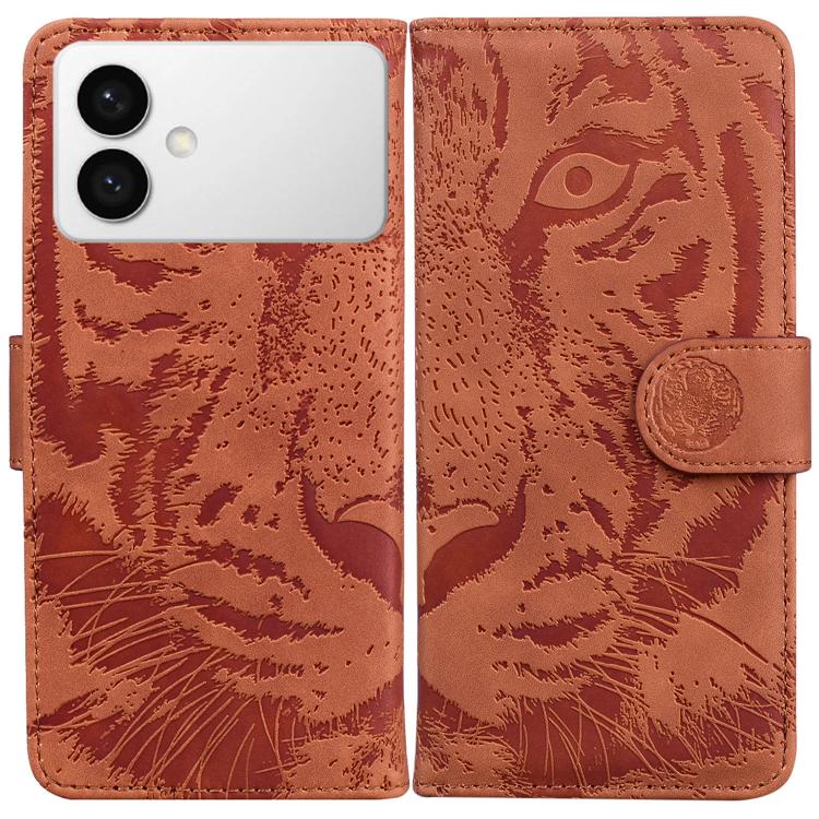 For Samsung Galaxy S26 Edge 5G Tiger Embossing Pattern Flip Leather Phone Case(Brown)
For Samsung Galaxy S26 Edge 5G Tiger Embossing Pattern Flip Leather Phone Case(Brown)