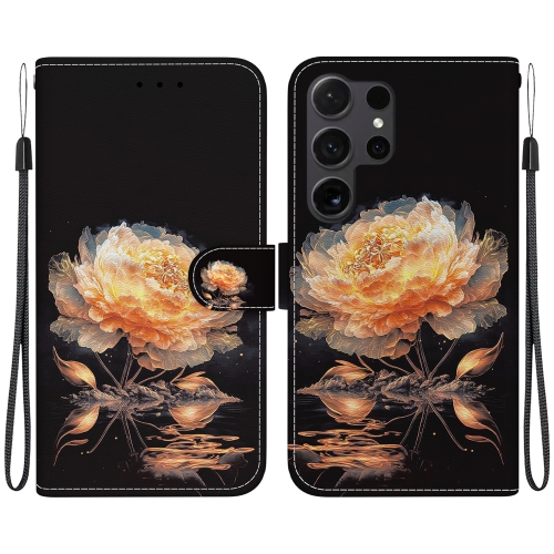 For Samsung Galaxy S25 Ultra 5G Crystal Texture Colored Drawing Leather Phone Case(Gold Peony)
For Samsung Galaxy S25 Ultra 5G Crystal Texture Colored Drawing Leather Phone Case(Gold Peony)