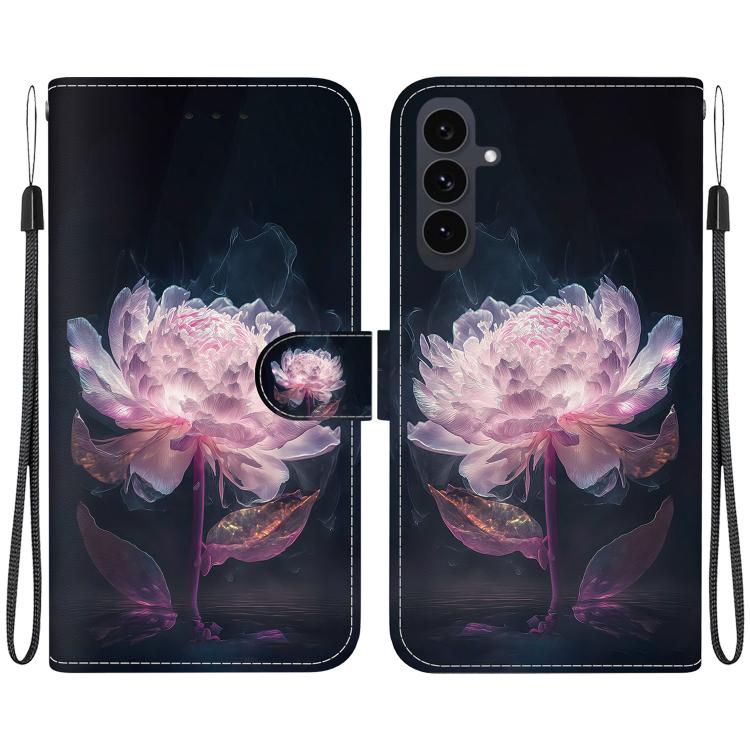 For Samsung Galaxy S25 FE 5G Crystal Texture Colored Drawing Leather Phone Case(Purple Peony)
For Samsung Galaxy S25 FE 5G Crystal Texture Colored Drawing Leather Phone Case(Purple Peony)
