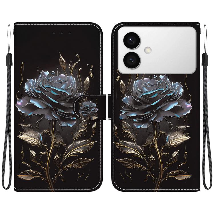 For Samsung Galaxy S26 Edge 5G Crystal Texture Colored Drawing Leather Phone Case(Black Rose)
For Samsung Galaxy S26 Edge 5G Crystal Texture Colored Drawing Leather Phone Case(Black Rose)