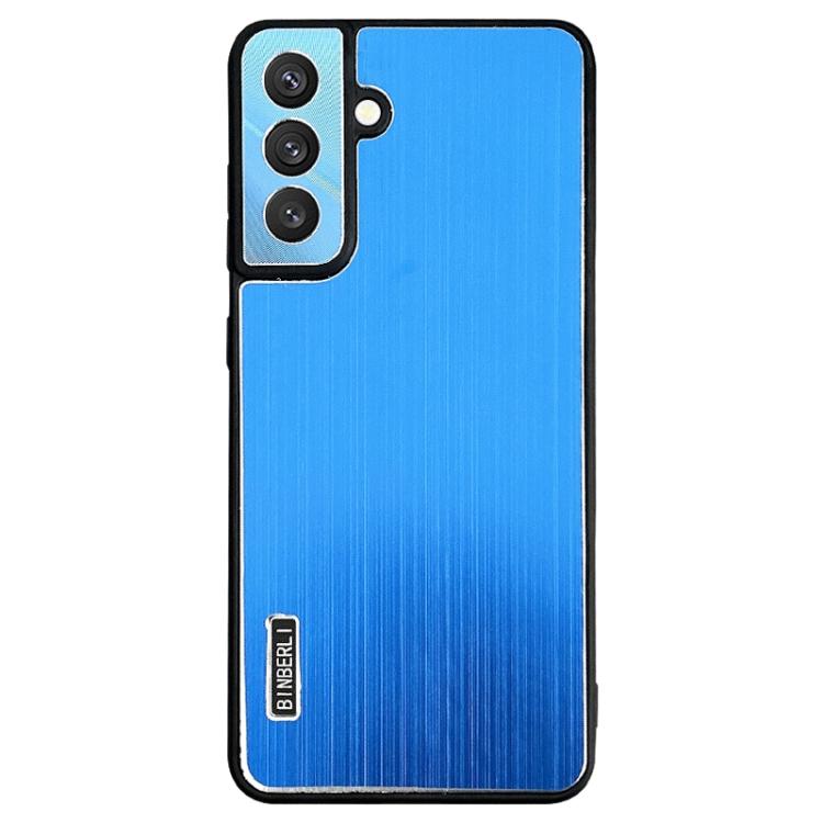 For Samsung Galaxy S23 FE 5G PC Hybrid Aluminum Alloy Brushed Shockproof Phone Case(Blue)
For Samsung Galaxy S23 FE 5G PC Hybrid Aluminum Alloy Brushed Shockproof Phone Case(Blue)