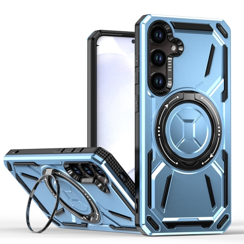 For Samsung Galaxy S23+ 5G Armor II Series MagSafe Magnetic Holder Phone Case(Light Blue)
For Samsung Galaxy S23+ 5G Armor II Series MagSafe Magnetic Holder Phone Case(Light Blue)