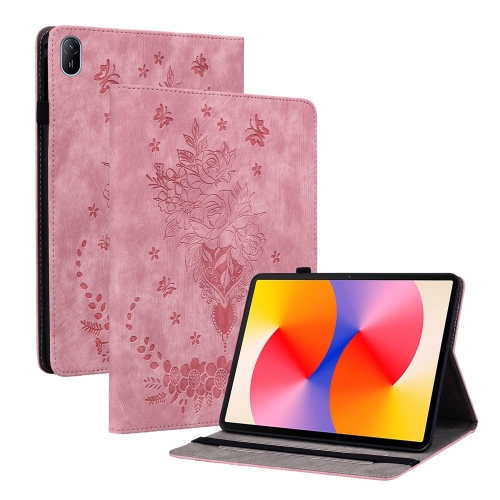 For Huawei MatePad SE 11 2024 Butterfly Rose Embossed Leather Tablet Case(Pink)
For Huawei MatePad SE 11 2024 Butterfly Rose Embossed Leather Tablet Case(Pink)