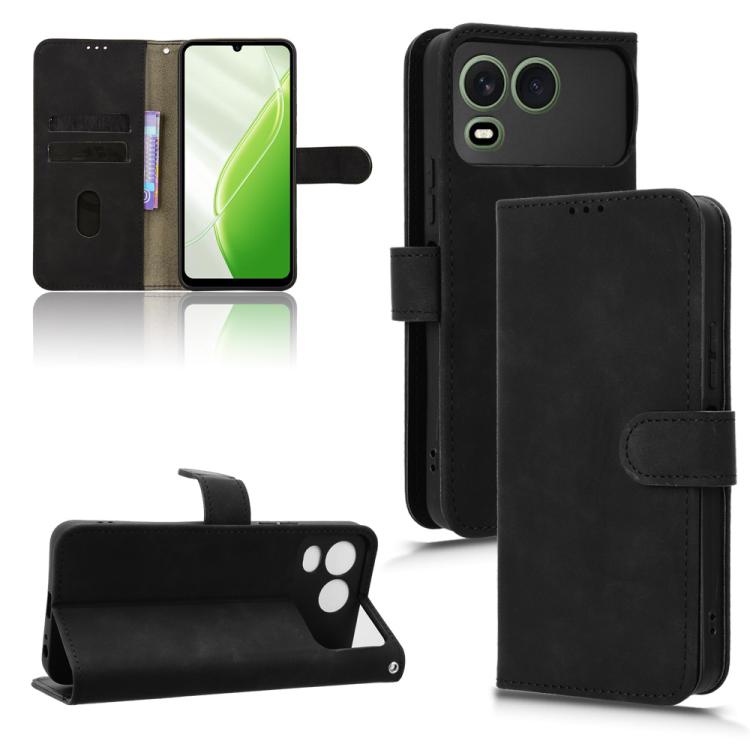 For itel A200 4G Skin Feel Magnetic Flip Leather Phone Case(Black)
For itel A200 4G Skin Feel Magnetic Flip Leather Phone Case(Black)