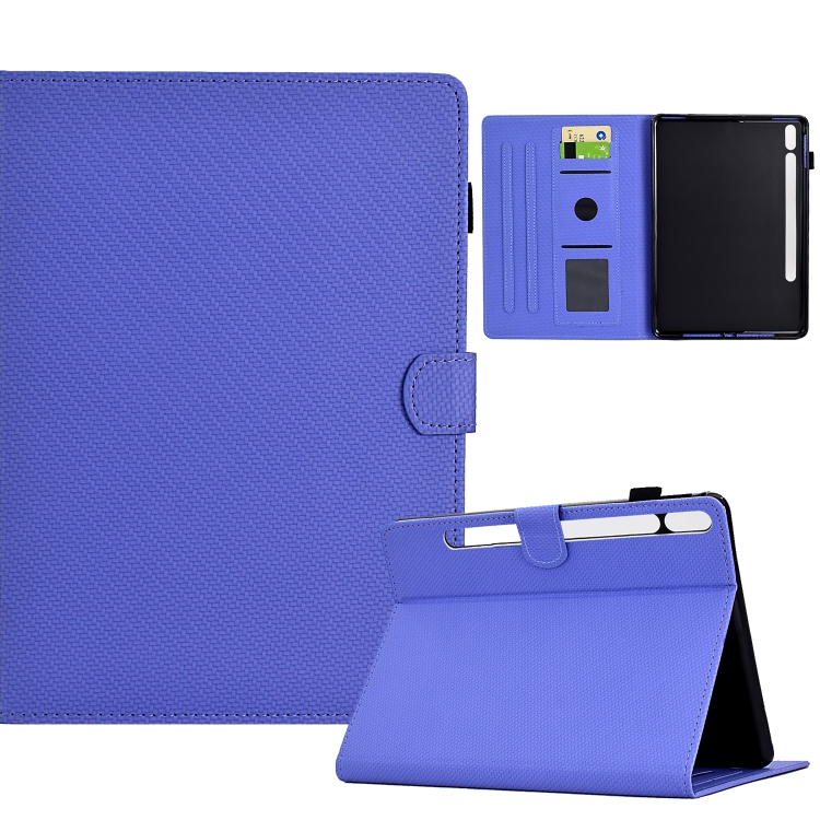 For Samsung Galaxy Tab S7 / S8 Solid Color Fiber Texture Smart Tablet Leather Case(Purple)
For Samsung Galaxy Tab S7 / S8 Solid Color Fiber Texture Smart Tablet Leather Case(Purple)