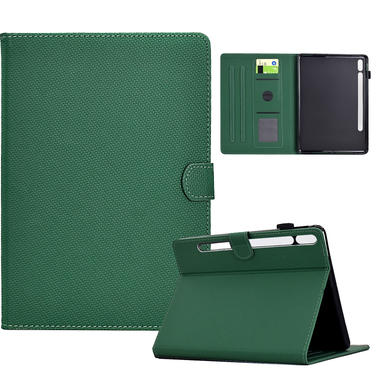 For Samsung Galaxy Tab S9 / S9 FE Solid Color Fiber Texture Smart Tablet Leather Case(Green)
For Samsung Galaxy Tab S9 / S9 FE Solid Color Fiber Texture Smart Tablet Leather Case(Green)