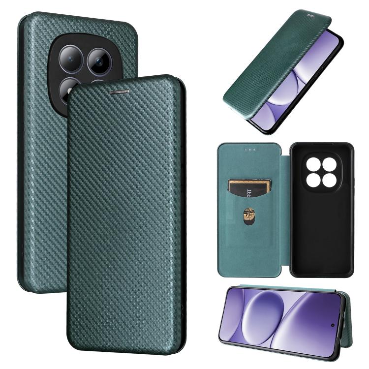 For Redmi Note 15 Pro 4G Global 163.2mm Carbon Fiber Texture Flip Leather Phone Case(Green)
For Redmi Note 15 Pro 4G Global 163.2mm Carbon Fiber Texture Flip Leather Phone Case(Green)