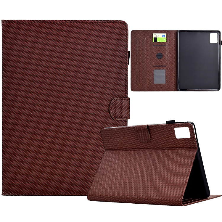 For Xiaomi Redmi Pad SE Solid Color Fiber Texture Smart Tablet Leather Case(Brown)
For Xiaomi Redmi Pad SE Solid Color Fiber Texture Smart Tablet Leather Case(Brown)