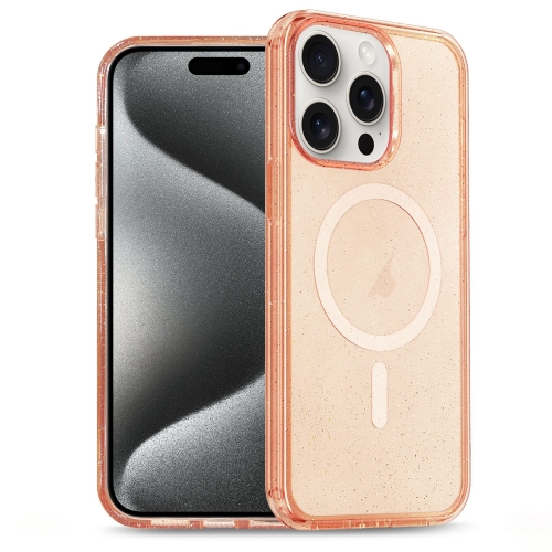 For iPhone 15 Pro Glitter Powder TPU Hybrid PC MagSafe Phone Case(Orange)
For iPhone 15 Pro Glitter Powder TPU Hybrid PC MagSafe Phone Case(Orange)