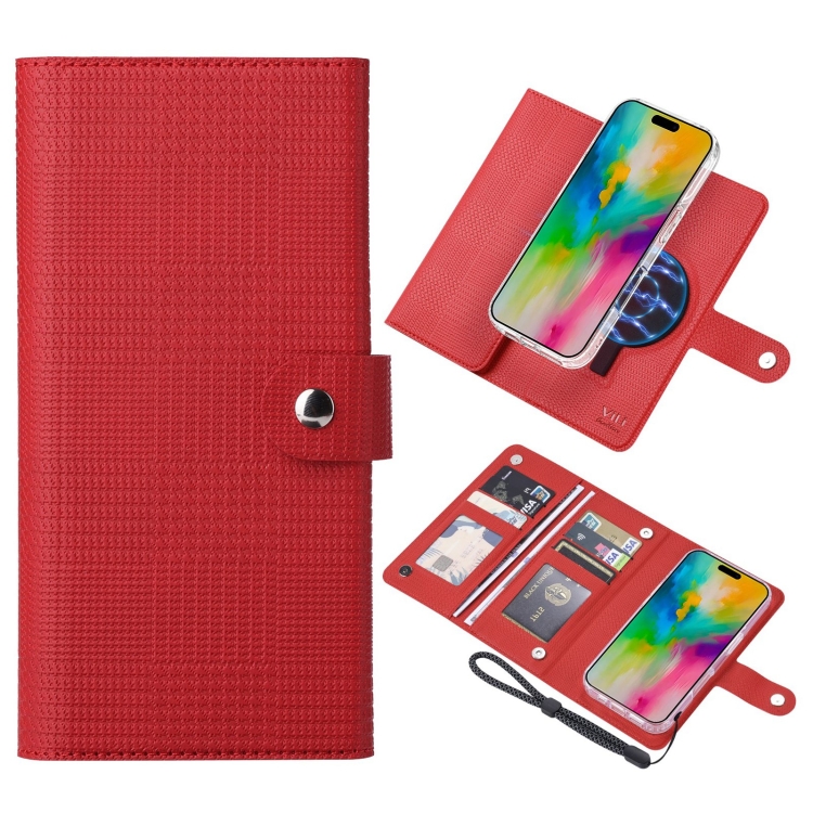 For iPhone 16 Pro ViLi GHA-C Series RFID MagSafe Magnetic Flip Leather Phone Case(Red)
For iPhone 16 Pro ViLi GHA-C Series RFID MagSafe Magnetic Flip Leather Phone Case(Red)