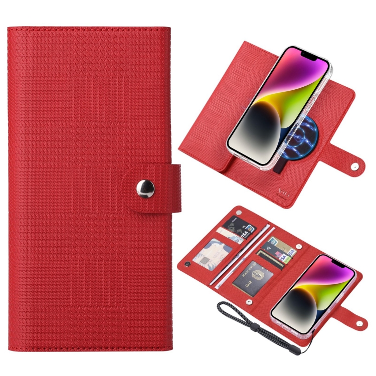 For iPhone 14 Plus ViLi GHA-C Series RFID MagSafe Magnetic Flip Leather Phone Case(Red)
For iPhone 14 Plus ViLi GHA-C Series RFID MagSafe Magnetic Flip Leather Phone Case(Red)