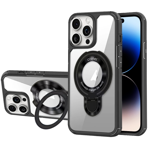 For iPhone 14 Pro Max MagSafe Acrylic Hybrid TPU Phone Case with Holder(Black)
For iPhone 14 Pro Max MagSafe Acrylic Hybrid TPU Phone Case with Holder(Black)