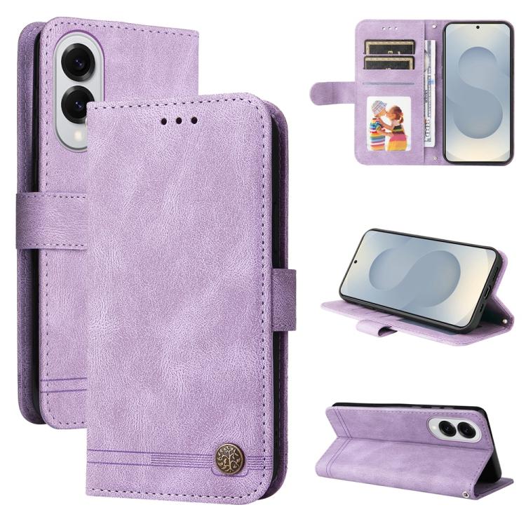 For Samsung Galaxy S25 Edge 5G Skin Feel Life Tree Metal Button Leather Phone Case(Purple) 
For Samsung Galaxy S25 Edge 5G Skin Feel Life Tree Metal Button Leather Phone Case(Purple)