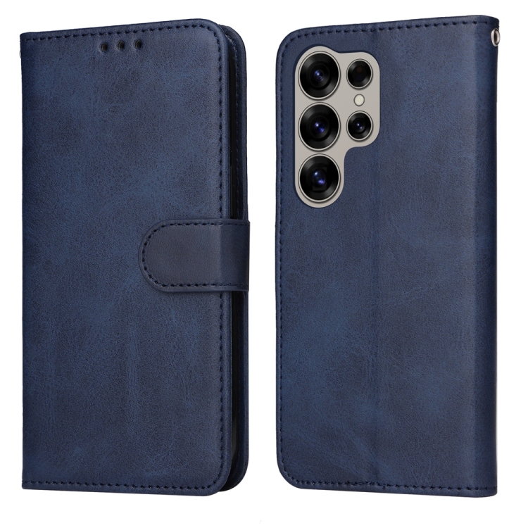 For Samsung Galaxy S25 Ultra 5G Classic Calf Texture Flip Leather Phone Case(Blue)
For Samsung Galaxy S25 Ultra 5G Classic Calf Texture Flip Leather Phone Case(Blue)