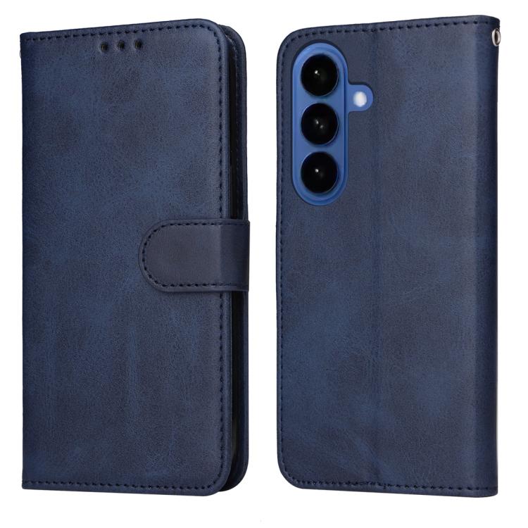 For Galaxy S26+ 5G Classic Calf Texture Flip Leather Phone Case(Blue)
For Galaxy S26+ 5G Classic Calf Texture Flip Leather Phone Case(Blue)