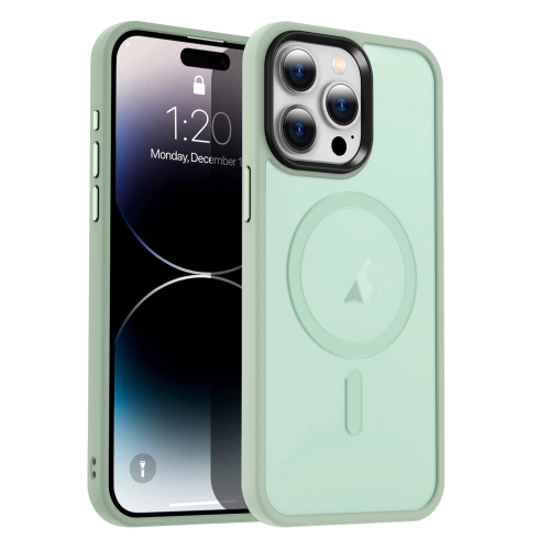 For iPhone 14 Pro Max MagSafe Magnetic Skin Feel Frosted Phone Case(Light Green)
For iPhone 14 Pro Max MagSafe Magnetic Skin Feel Frosted Phone Case(Light Green)