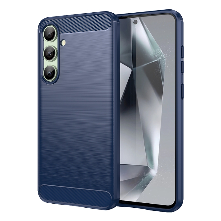 For Samsung Galaxy S24 FE 5G Carbon Fiber Brushed Texture TPU Phone Case(Blue)
For Samsung Galaxy S24 FE 5G Carbon Fiber Brushed Texture TPU Phone Case(Blue)