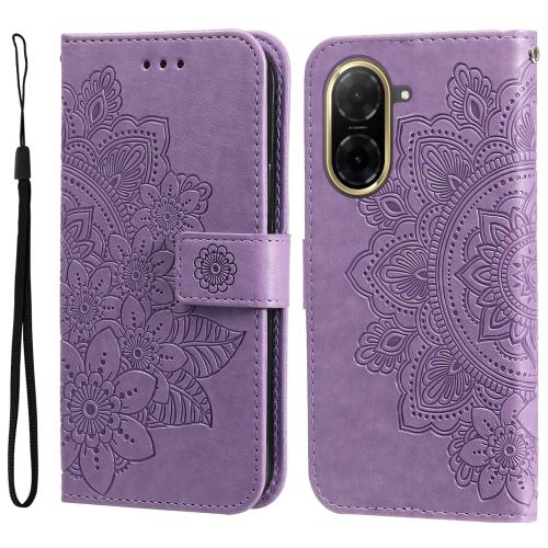For Redmi A5 4G 173.3mm Seven-petal Flowers Embossing Leather Phone Case(Light Purple)
For Redmi A5 4G 173.3mm Seven-petal Flowers Embossing Leather Phone Case(Light Purple)