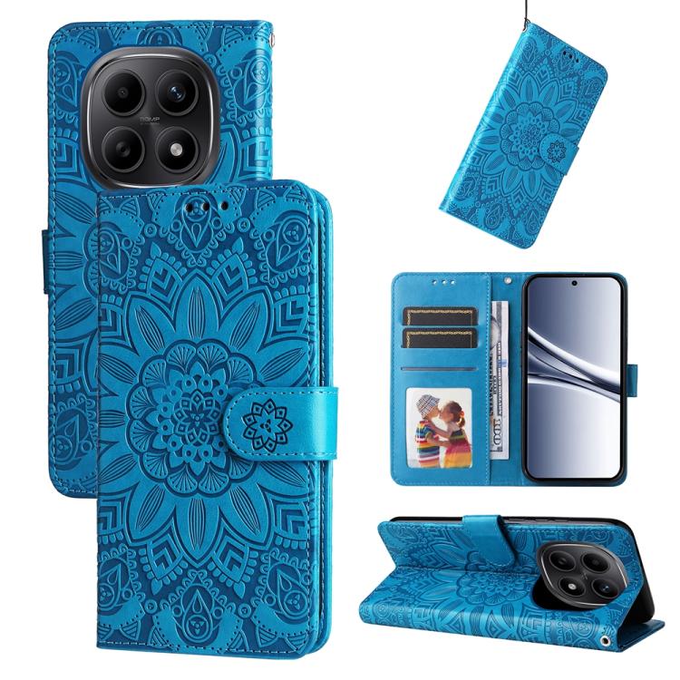 For Redmi Note 15 5G Global 164mm Embossed Sunflower Leather Phone Case(Blue)
For Redmi Note 15 5G Global 164mm Embossed Sunflower Leather Phone Case(Blue)