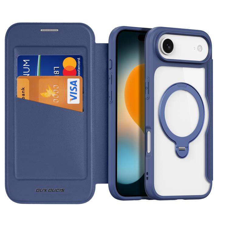 For iPhone Air DUX DUCIS Skin X Pro Series MagSafe Ring Holder Leather Phone Case(Blue)
For iPhone Air DUX DUCIS Skin X Pro Series MagSafe Ring Holder Leather Phone Case(Blue)