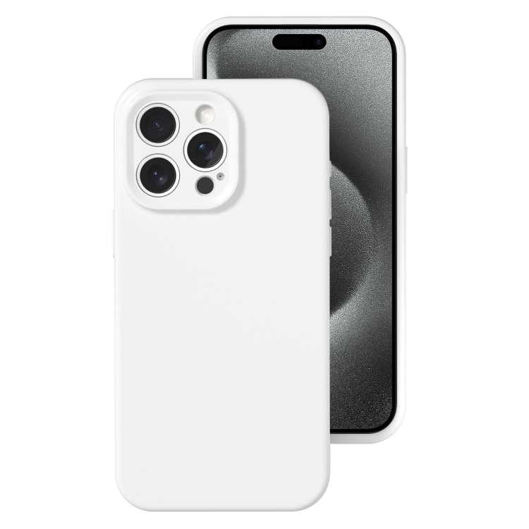 For iPhone 15 Pro Precise Hole Liquid Silicone Jelly Color Full Coverage Phone Case(White)
For iPhone 15 Pro Precise Hole Liquid Silicone Jelly Color Full Coverage Phone Case(White)