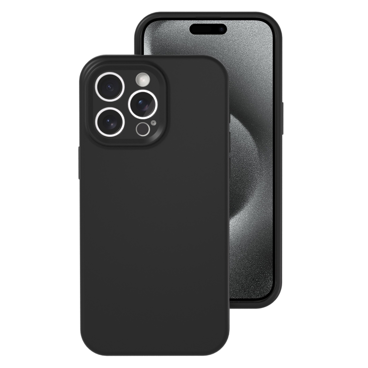For iPhone 15 Pro Precise Hole Liquid Silicone Jelly Color Full Coverage Phone Case(Black)
For iPhone 15 Pro Precise Hole Liquid Silicone Jelly Color Full Coverage Phone Case(Black)