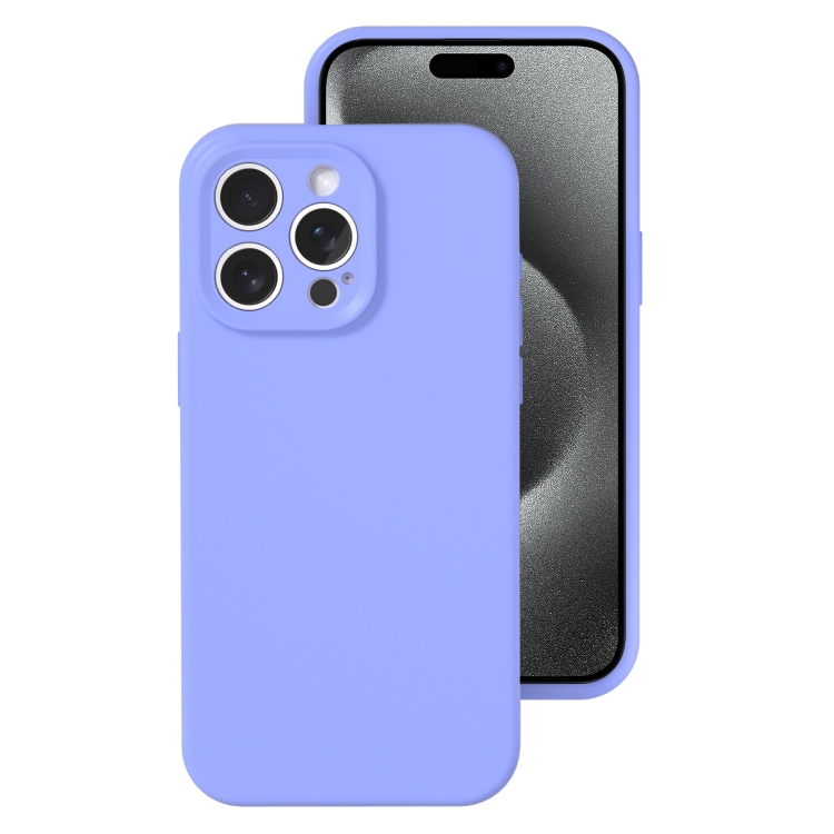 For iPhone 15 Pro Precise Hole Liquid Silicone Jelly Color Full Coverage Phone Case(Light Purple)
For iPhone 15 Pro Precise Hole Liquid Silicone Jelly Color Full Coverage Phone Case(Light Purple)