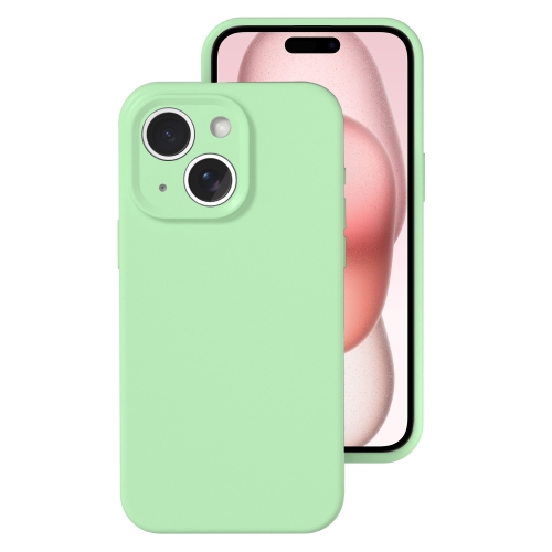For iPhone 15 Precise Hole Liquid Silicone Jelly Color Full Coverage Phone Case(Mint Green)
For iPhone 15 Precise Hole Liquid Silicone Jelly Color Full Coverage Phone Case(Mint Green)
