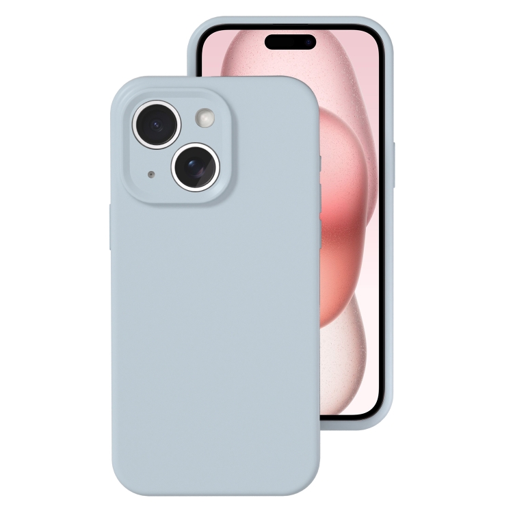 For iPhone 15 Precise Hole Liquid Silicone Jelly Color Full Coverage Phone Case(Haze Blue)
For iPhone 15 Precise Hole Liquid Silicone Jelly Color Full Coverage Phone Case(Haze Blue)