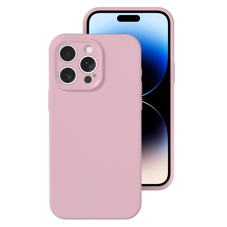 For iPhone 14 Pro Precise Hole Liquid Silicone Jelly Color Full Coverage Phone Case(Sand Pink)
For iPhone 14 Pro Precise Hole Liquid Silicone Jelly Color Full Coverage Phone Case(Sand Pink)