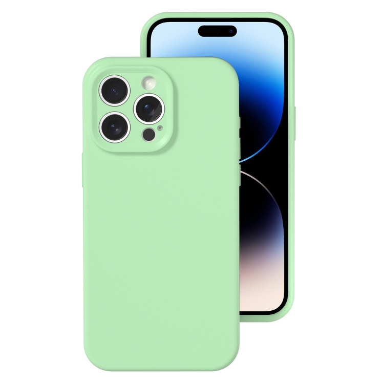 For iPhone 14 Pro Max Precise Hole Liquid Silicone Jelly Color Full Coverage Phone Case(Mint Green)
For iPhone 14 Pro Max Precise Hole Liquid Silicone Jelly Color Full Coverage Phone Case(Mint Green)