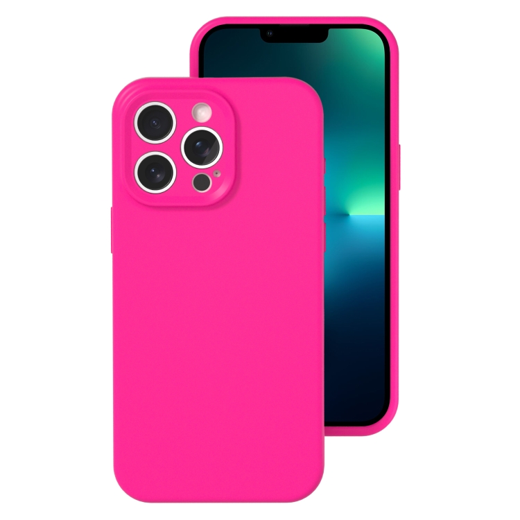 For iPhone 13 Pro Max Precise Hole Liquid Silicone Jelly Color Full Coverage Phone Case(Brilliant Pink)
For iPhone 13 Pro Max Precise Hole Liquid Silicone Jelly Color Full Coverage Phone Case(Brilliant Pink)
