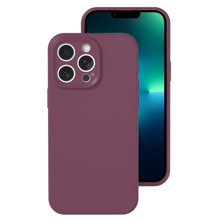 For iPhone 13 Pro Max Precise Hole Liquid Silicone Jelly Color Full Coverage Phone Case(Plum Colored)
For iPhone 13 Pro Max Precise Hole Liquid Silicone Jelly Color Full Coverage Phone Case(Plum Colored)