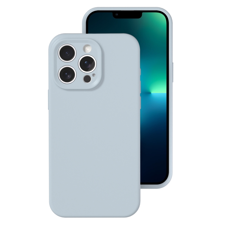 For iPhone 13 Pro Max Precise Hole Liquid Silicone Jelly Color Full Coverage Phone Case(Haze Blue)
For iPhone 13 Pro Max Precise Hole Liquid Silicone Jelly Color Full Coverage Phone Case(Haze Blue)