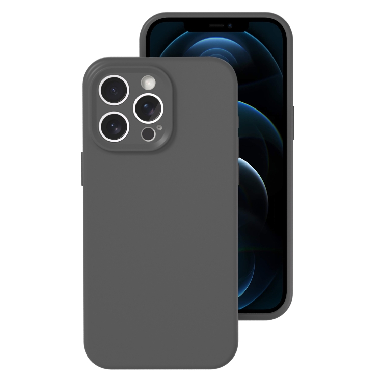 For iPhone 12 Pro Max Precise Hole Liquid Silicone Jelly Color Full Coverage Phone Case(Carbon Gray)
For iPhone 12 Pro Max Precise Hole Liquid Silicone Jelly Color Full Coverage Phone Case(Carbon Gray)
