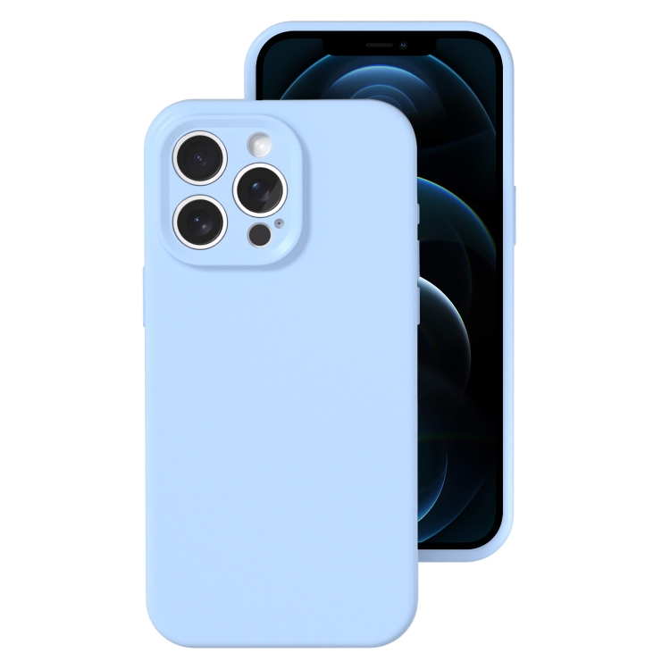 For iPhone 12 Pro Max Precise Hole Liquid Silicone Jelly Color Full Coverage Phone Case(Sky Blue)
For iPhone 12 Pro Max Precise Hole Liquid Silicone Jelly Color Full Coverage Phone Case(Sky Blue)