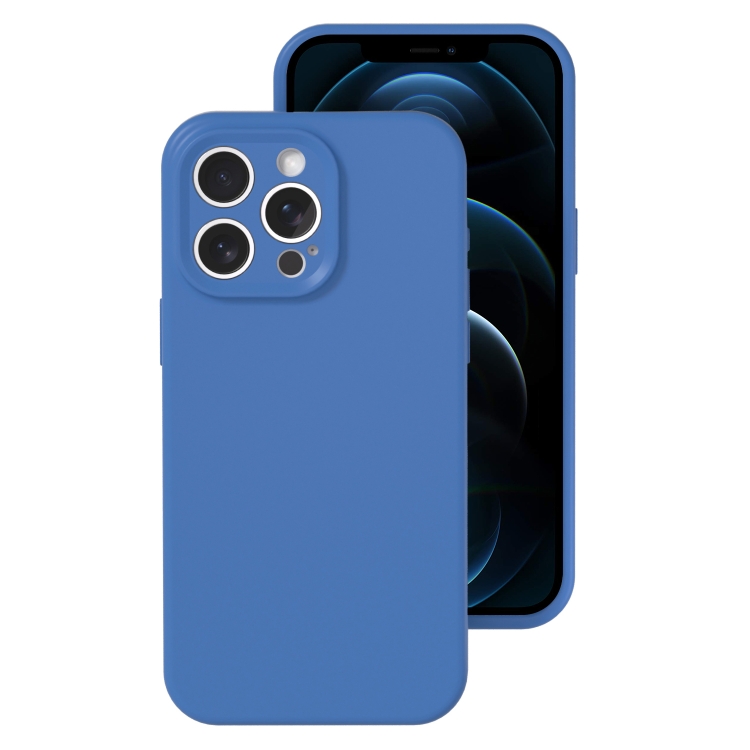 For iPhone 12 Pro Max Precise Hole Liquid Silicone Jelly Color Full Coverage Phone Case(Navy Blue)
For iPhone 12 Pro Max Precise Hole Liquid Silicone Jelly Color Full Coverage Phone Case(Navy Blue)