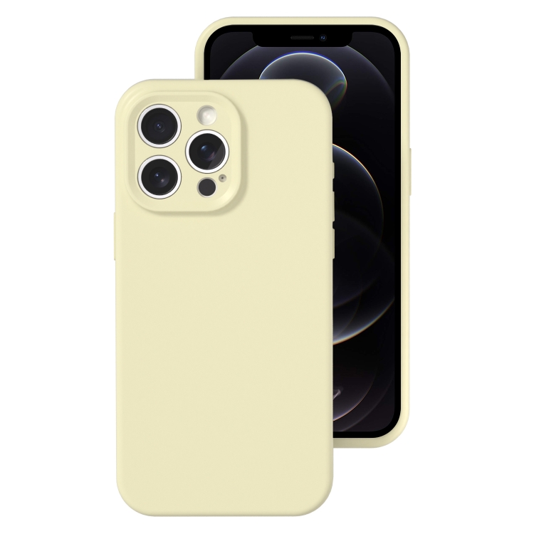 For iPhone 12 Pro Precise Hole Liquid Silicone Jelly Color Full Coverage Phone Case(Milk Yellow)
For iPhone 12 Pro Precise Hole Liquid Silicone Jelly Color Full Coverage Phone Case(Milk Yellow)