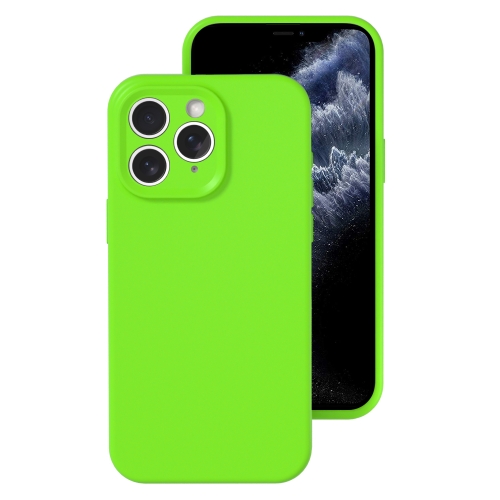 For iPhone 11 Pro Max Precise Hole Liquid Silicone Jelly Color Full Coverage Phone Case(Fluorescent Green)
For iPhone 11 Pro Max Precise Hole Liquid Silicone Jelly Color Full Coverage Phone Case(Fluorescent Green)